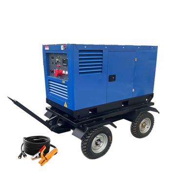 Máy hàn xe kéo di động 800A 400A 430A 500Amp động cơ diesel 2 x 2 người máy hàn