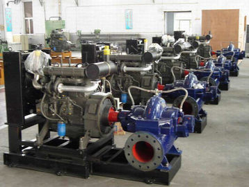 80hp irrigation water diesel engine fire pump Base Mounted 60hp Suction Flapper 100GPM