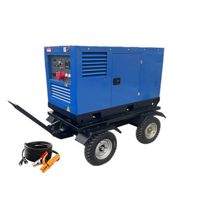 Máy hàn xe kéo di động 800A 400A 430A 500Amp động cơ diesel 2 x 2 người máy hàn
