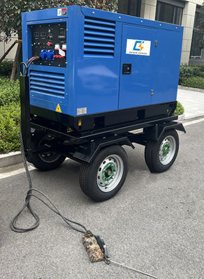 2 Đường hàn 400A 350Amp động cơ diesel MMA Arc Mig Welder Bộ máy hàn di động