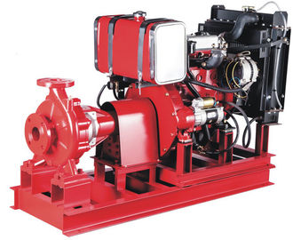 Cast Iron High pressure 50kw Diesel Engine water pump for fire fighting Single stage Stainless