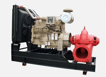 350GPM cummins diesel engine fire pump set 200hp horizontal stainless impeller water Irrigation